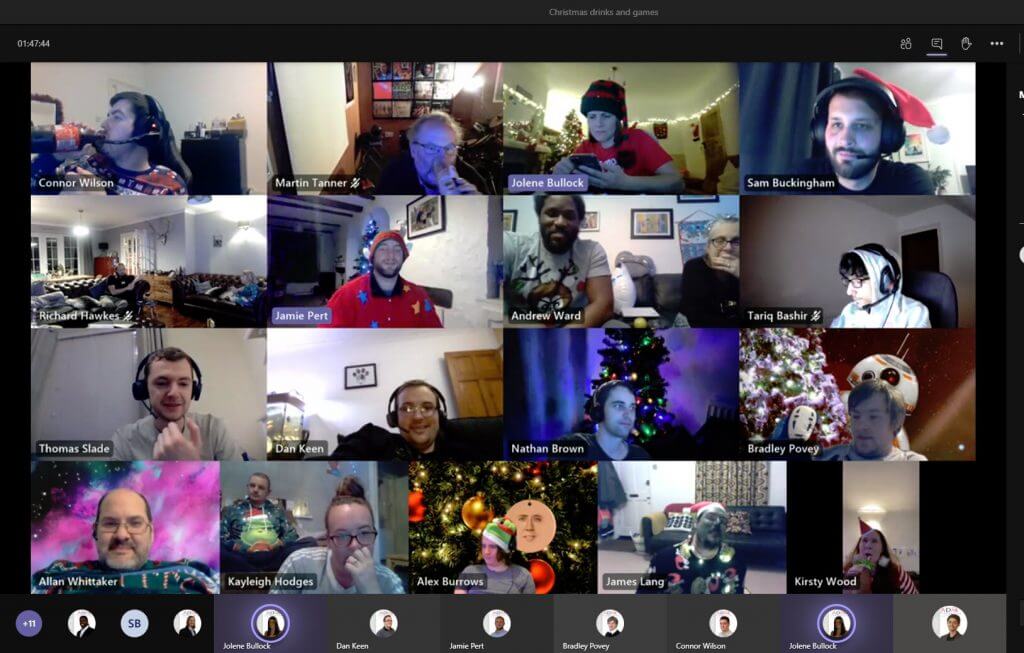 Christmas party and charity raffle 2020